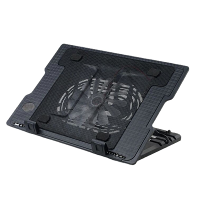 Portable Laptop Cooling Stand Desktop Lift Adjustable Height USB Notebook Stock Cooler for Radiator Router Black Notebook Cooler