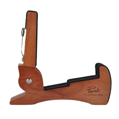 Single Wooden Electric Guitar Stand Universal Guitar Stand With Strings Wholesale Available
