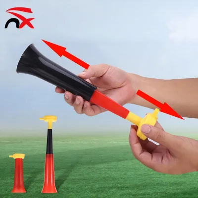 Wholesale 2-Section Collapsible Cheering Horn Toy Loud Fans Trumpet Sports Events Stadium Football Fans Celebration