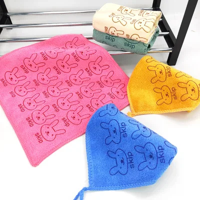 Microfiber Towel Set Custom Logo Design 30*30 cm Fast Dry Activation Printing Eco-Friendly Knitted Technique