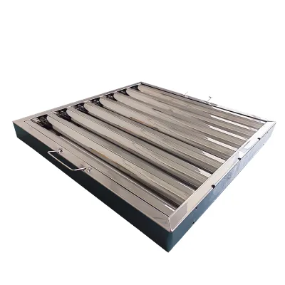 High Quality Hotel Use Kitchen Cooker Hood Grease Baffle Filter Aluminum Filter