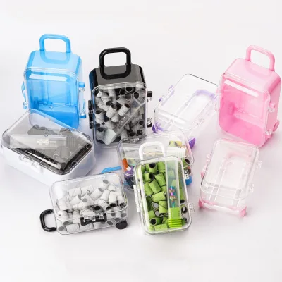 Pink Nail Sanding Bands Grinding Polisher Files for Electric Nail Drill Bits Manicure Tools