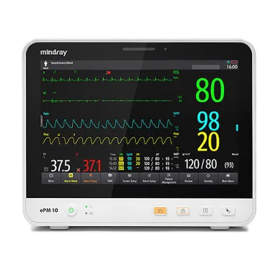 Mindray EPM10 12.1-inch Electric Patient Monitor With Multi-parameter Plug-in Made of Plastic