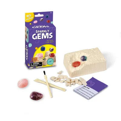 New Arrival Cpc Low Moq Diy Stem Educational Child Toys Sparkly Gems Color Gems Collection Toy