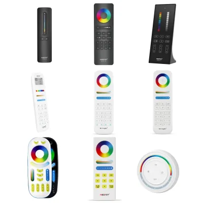 Multi Zone RF Wireless Remote RGB CCT Controller 2.4G RF Touch Smart Home Led Downlight Neon Strip Lights Dimmer Control Remote