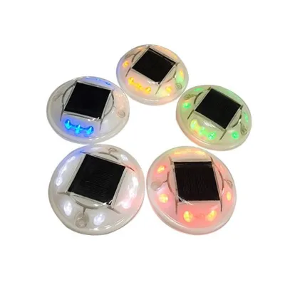 High Quality Led Solar Road Stud with 360 Degree Flashing Light Emitting Road Studs Underground Solar Road Stud