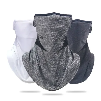 Summer Sun Protection Unisex Outdoor Sports Cycling Breathable Waterproof Nylon Neck-Protecting One-Piece Ear-Hanging Scarf Face