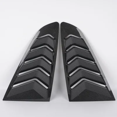 Best Selling Car Exterior Accessories Fashion Rear Window Louvers Vent Blinds for Ford Mustang 2015-2022