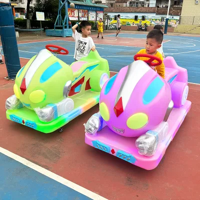 Square Bumper Car Children's Amusement Luminous Altman Battery Bumper Car Double Outdoor Parent-child Remote Control Stall Car