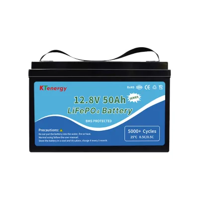 12v 50ah Rechargeable LiFePO4 Battery Long Cycle Life Over 6000+ Cycles for Solar Energy Storage