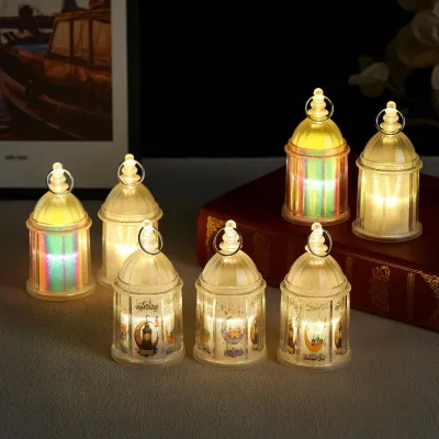 New Ramadan Table Decoration Lantern Lighting Chandelier Mubarak Decoration Ramadan Gift Lantern