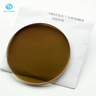 Factory Direct Sale High Quality 1.56 Progressive Photobrown HMC Blue Cut Blue HMC Optical Lenses Coted