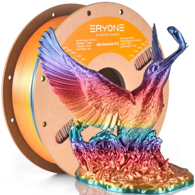 1kg PLA Filament 1.75mm PLA 3D Printer Rainbow Filament NeaT Winding, Fast Color Change