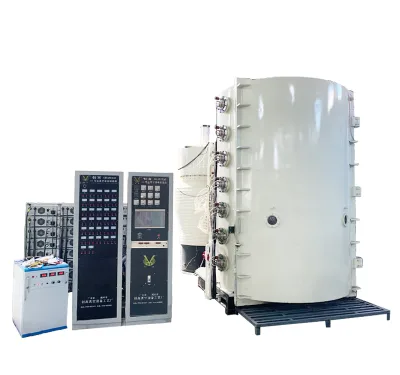 Industrial Vacuum Coating Machine Vacuum Deposition Stainless Steel Hardware Vertical Chamber for Functional Thin FilmsCGVAC