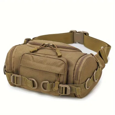 Single Shoulder Camouflage Men's Tactical Waist Bag Suitable for Outdoor Cycling