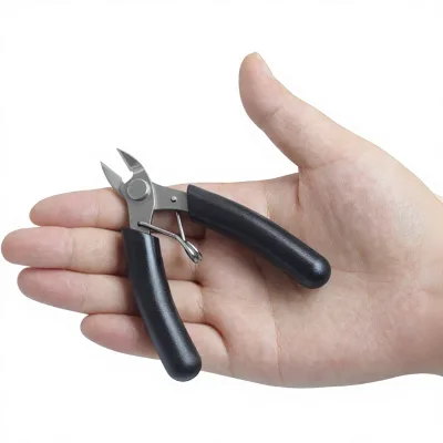 Stainless Steel 3Cr13 Mini 01 Pocket-Sized Scissors Pliers for DIY Jewelry-Making & Electronic Cutting with Oblique Mouth