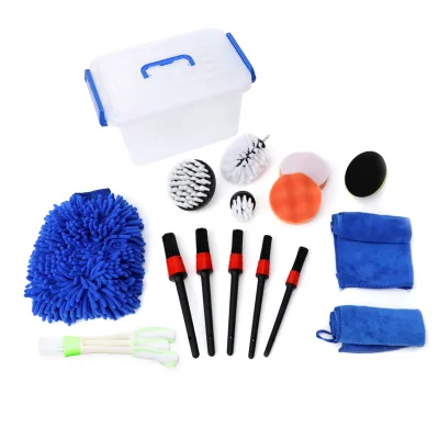 16-Piece Car Wash Kit Car Care Cleaning Wash Detailing Brush Kit
