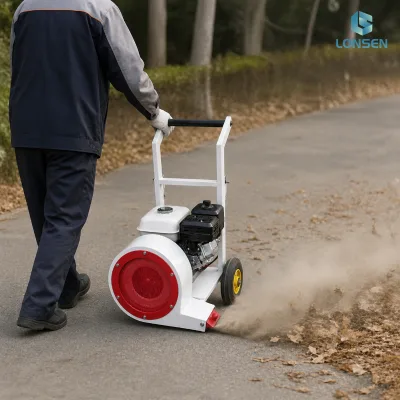 Portable Wheeled Gasoline Air Blower for Landscaping Farm and Property Cleaning