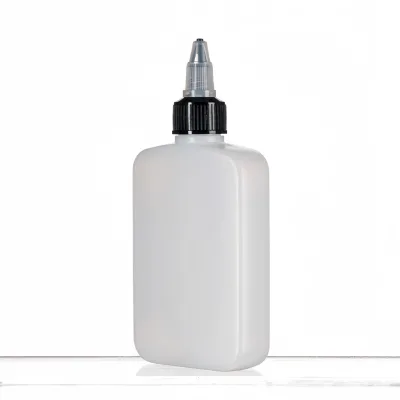 Wholesale 120ml Flat PE Squeeze Dispensing Condiment Oil Bottle