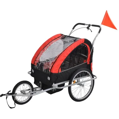 Istaride Folding Frame Universal Bicycle Coupler Behind Converts to Stroller Bike Carrier Bike Trailer for Toddlers Kids