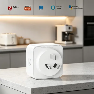 Zigbee 3.0 Smart Plug for Australia New Zealand Energy Monitoring Timer Remote on OFF Dual Relay Double Pole Factory Supply OEM