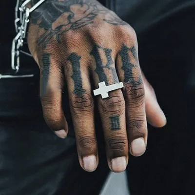 Punk Men Cross Shaped Ring Waterproof Stainless Steel Ring with Silver Black Gold Color Stylish Male Jewelry Gifts
