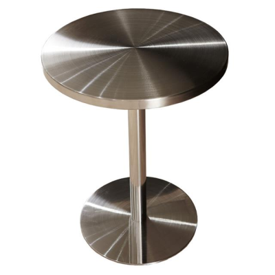 Commercial Coffee Shop Restaurant Stainless Steel Base Restaurant Dining Table