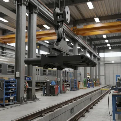 New Metal Train Draw Bar Assembly Railway Parts