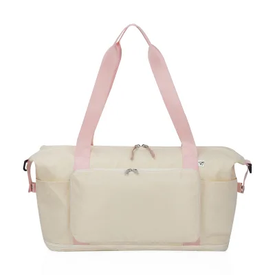 Lightweight Carry on Sport GYM Tote Bag Women Foldable Weekender Overnight Bag Travel Duffel Bag