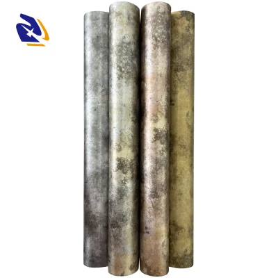 Matt Marble Design Opaque PVC Decorative Film Non Adhesive with Heat Insulation for Office Building & Hotel Interior Decoration