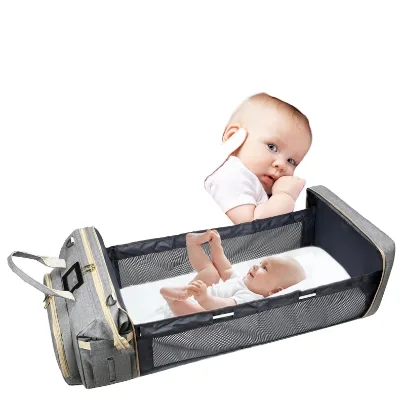 2025 Summer New Baby Bag Large Capacity Diaper Bag Multi-Functional Mummy Bag for Dads Nannies Essential Baby Items Polyester