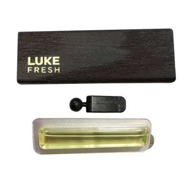 Long-Lasting Wooden Air Outlet Perfume Cars Popular Solid Wood Aromatherapy Ambient Lighting Breathable Film Refill Car Supplies