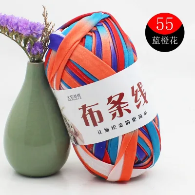 2019 Cynthia Factory Supply Fancy Yarn Crochet Recycled T Shirt Yarn for DIY Basket and Bag