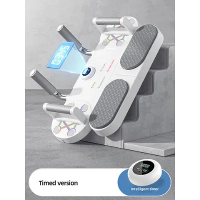 Foldable Push Up Board with Resistance Bands Portable Pushup Board Fitness Equipment Sets Perfect Push Up Bars, Workout Board