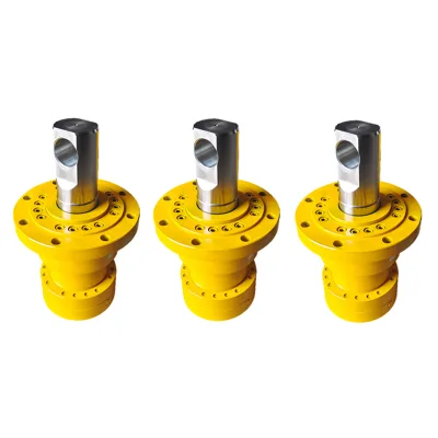30 Ton  50Ton 100Ton 200Ton Heavy Duty High Pressure Hydraulic Cylinder Double Acting Telescopic Cylinder With Flange Clevis