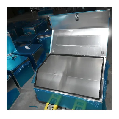 Insulated Aluminum Waterproof Lockable Truck Camper Box Panel Walls Power Ports 1000-2000L Capacity for Road Trips Vanlife