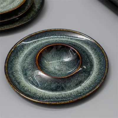 Oval Oblong Sushi Platter Porcelain Dinner Plates Two Eight Ceramics Scrath Resistant Logo Customization Available
