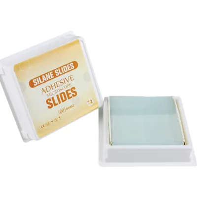 Laboratory Medical Microscope Histology Embryo Disposable Ground Edges Silane Slides Microscope Slides