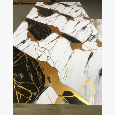 Factory Directly PVC Board Marble Panel Pvc Panel 3D Stone Brick Design UV Coating Plastic Marble Sheet