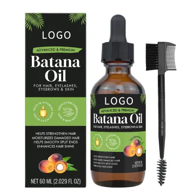 Pure Natural Organic Batana Oil Private Label for Hair Growth & Hair Strengthening Nourishing 2-in-1 Formula