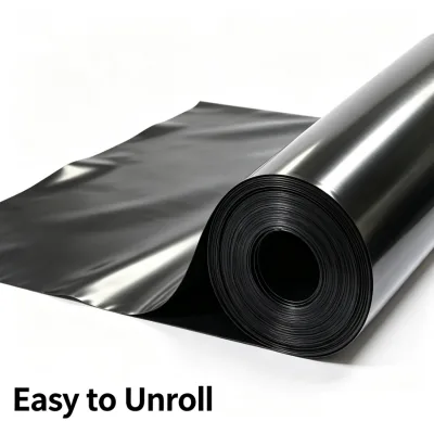 Custom Textured HDPE Geomembrane Increase Friction for Slope Anti-Slip Anti-Seepage Works