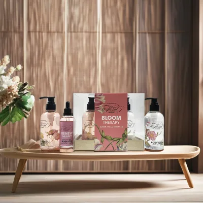 Wholesale Luxurious Body Wash Moisturizing Body Oil Natural Bath Gift Setfor Birthday Gifts