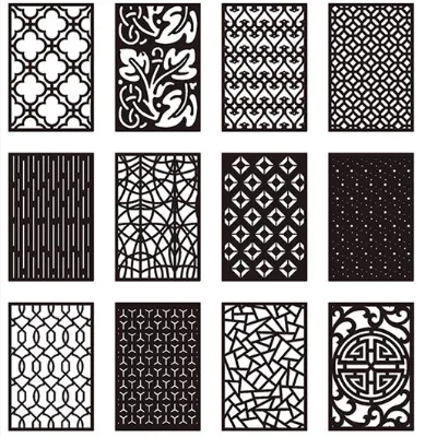 Customizable Outdoor Aluminum Metal Screen Newly Design Laser Cut Privacy Luxury Modern Water Bubble Fence Panel
