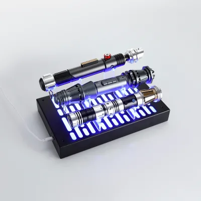Nexus Sabers Most Popular Amazing Lightsaber Accessories Durable Rechargeable Stand lightning Display with Various Colors