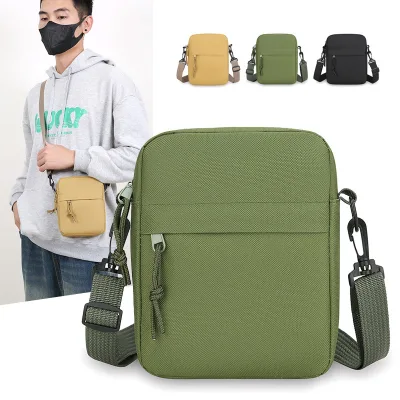 Wholesale Durable Canvas Mini Crossbody Shoulder Bag Lightweight Small Sling Messenger Bag for Outdoor Travel Daily