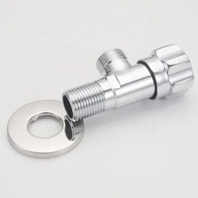 Washing Machine Water Inlet Hotel Modern 304 Stainless Steel Angle Valve Wall-Mounted Toilet & Bathroom Fitting 2-in-1