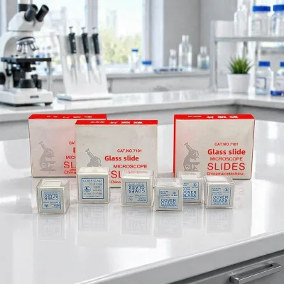 Disposable Glass Microscope Slides Frosted Surface for Clean and Accurate Observation