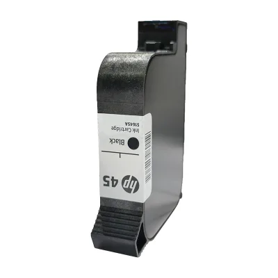 China Factory Genuine HP 12.7mm Black Solvent Ink Cartridge for Label Printer Use on Coated Paper
