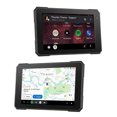 Portable 5 Inch GPS Waterproof Touch Screen Radio Dvd Player Automobile Video
