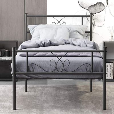 Hot Sale Design Twin Bed Metal Bed for Home Bedroom Furniture